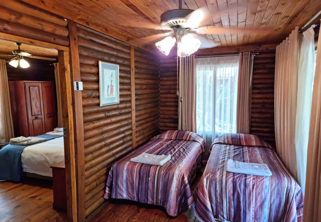 Four Sleeper Log Cabins