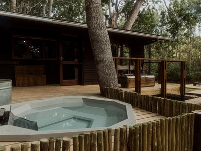 Wood Cabin (With Hot Tub)