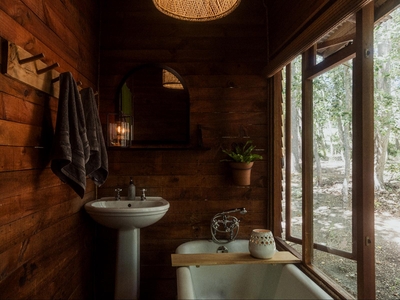 Wood Cabin (With Hot Tub)