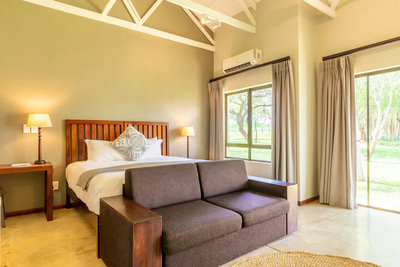 Luxury King/Twin with Sleeper Couch