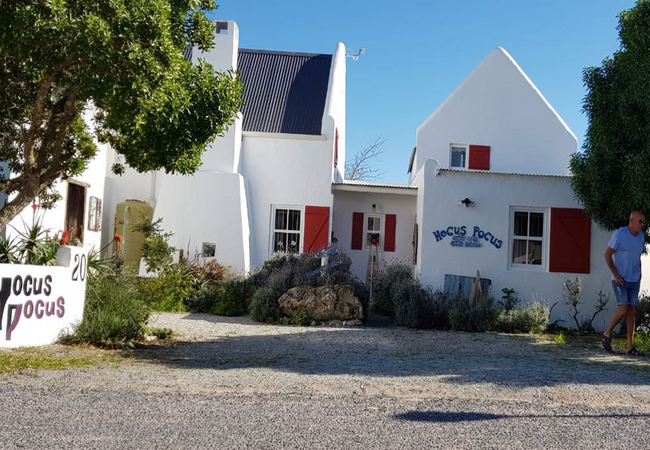 street view and parking area