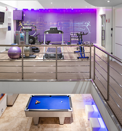 Gym and Pool Table