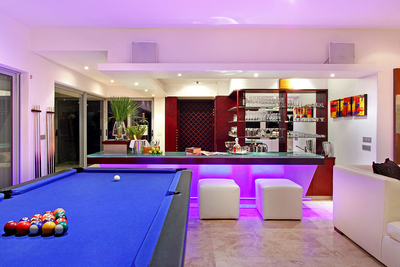 Bar and Pool Table
