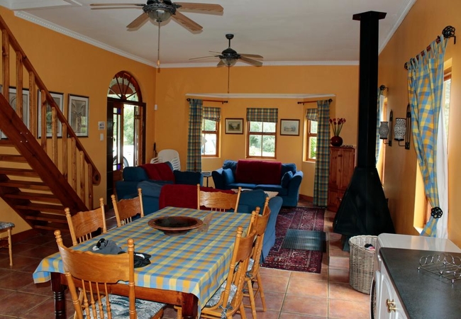 Open plan dining room