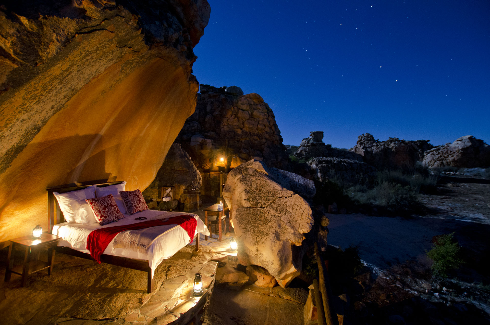 This South African cave hotel in a mountain with 6,000-yr-old art pieces is one of a kind [Photos]