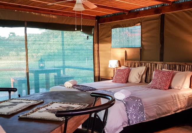 Luxury Tented En-Suite Chalets