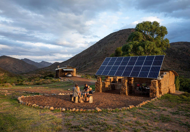 Communal boma and solar