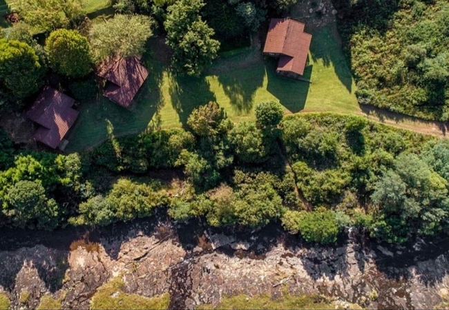 Aerial View Cabins