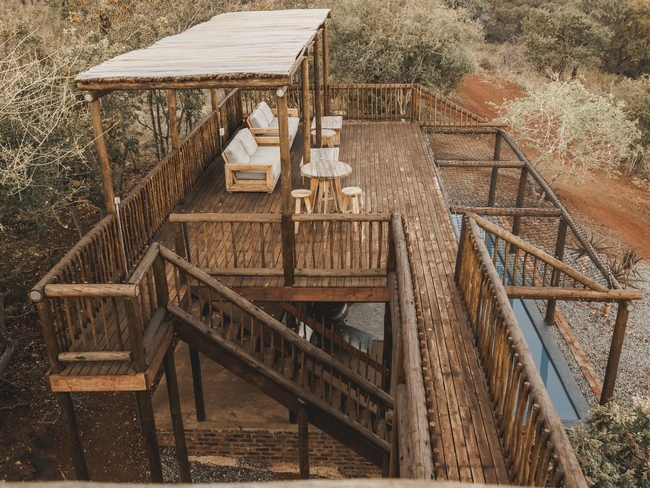 Tented Log Cabin at Thaba eNtle