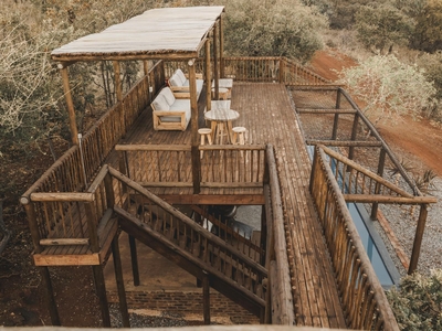 Exclusive Use Tented Log Cabin