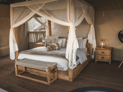 Exclusive Use Tented Log Cabin