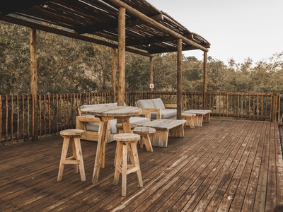 Exclusive Use Tented Log Cabin