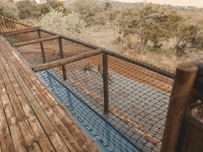 Exclusive Use Tented Log Cabin