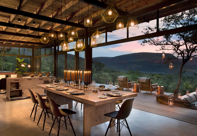 Guest dining area