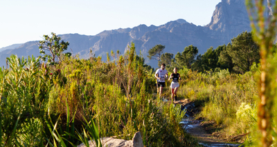 Hiking trails through fynbos and vineyard