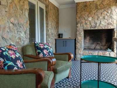 Stone cottage Guinea Fowl