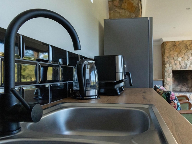 Stone cottage Guinea Fowl