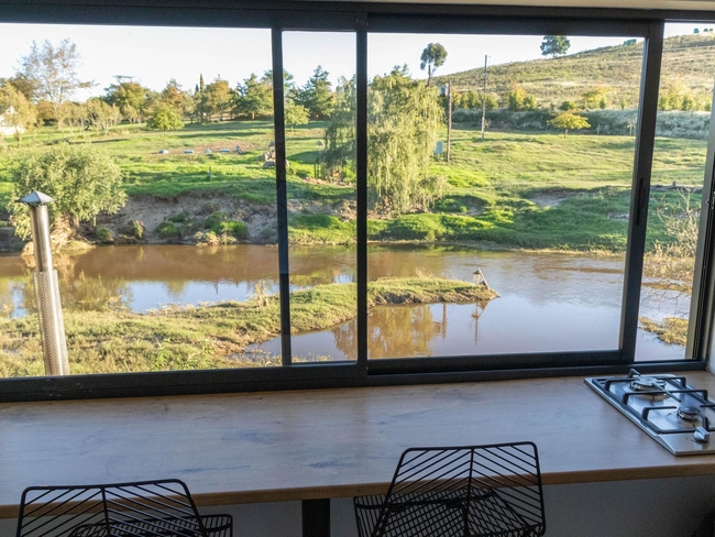 Stone cottage Guinea Fowl
