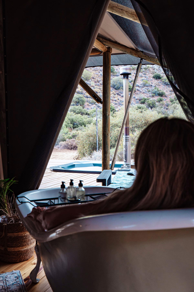 Exclusive Use Glamping Tent with Hot Tub