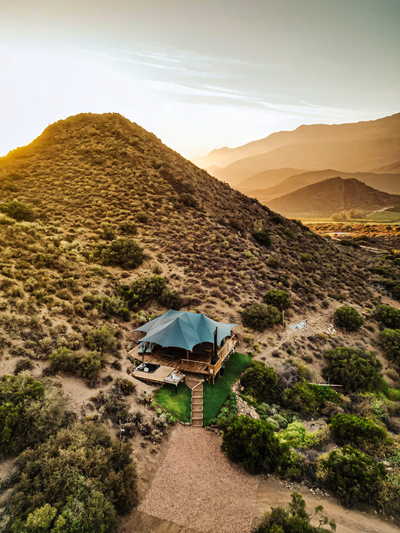 Exclusive Use Glamping Tent with Hot Tub