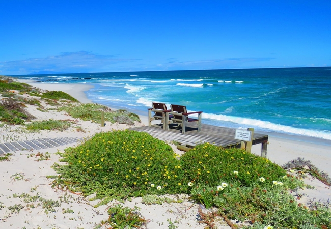 VIEW FROM DECK CHAIRS
