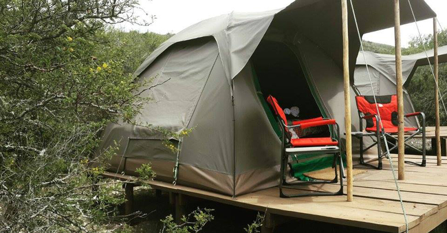 Permanent Double Tent