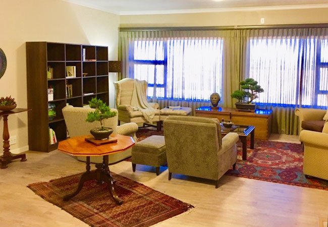 Lounge / library area