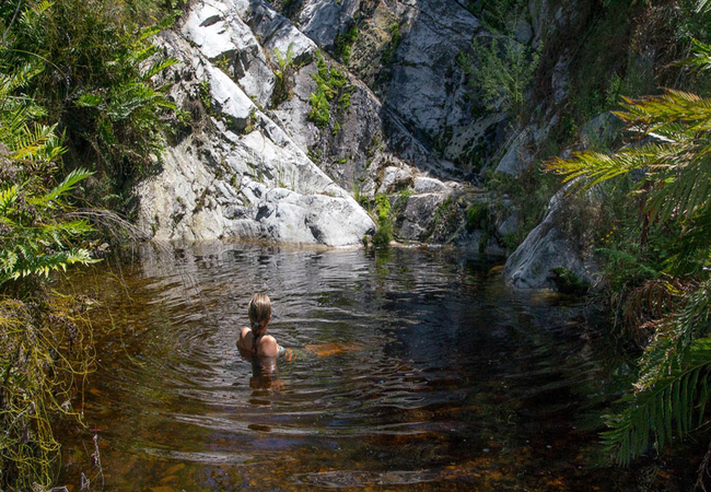 Swimming at Phillipskop Mountain Reserve