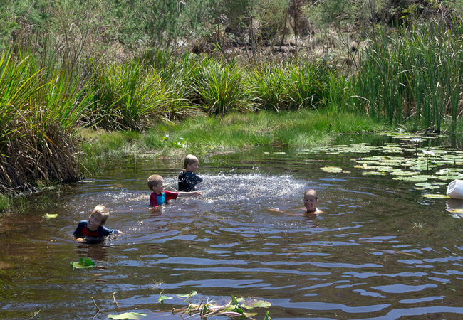 Swimming at Phillipskop Mountain Reserve