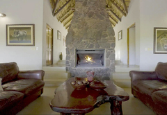 Lodge Entrance Fireplace