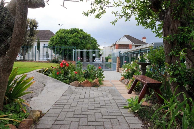 Off street parking behind a gate