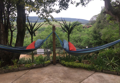 Apartment D - Garden view with Hammocks 