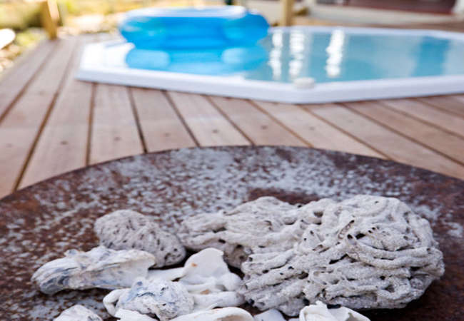 Jacuzzi Outside on the Deck