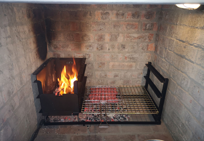 Inside Braai