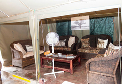 Luxury Tent living room
