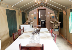 Luxury Tent Kitchen