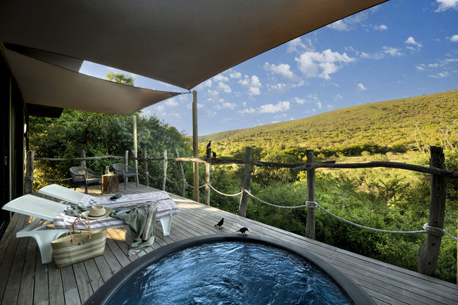 Luxury tented suite