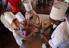 Children Cooking 