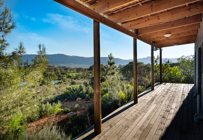 The view from Steenbok Farm Cottage