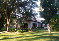 Front view of the guest house from the braai area