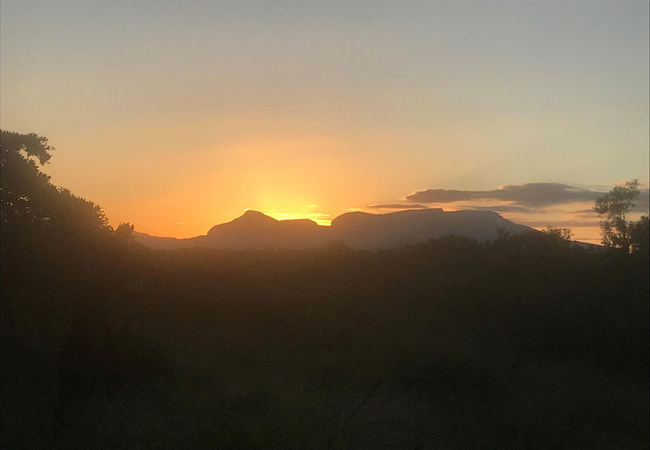 Sunset from Restaurant