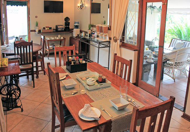 Guest dining area