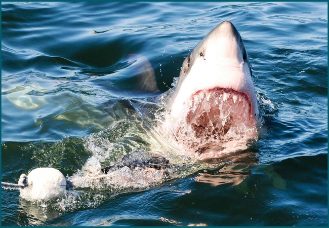 Go shark cage diving