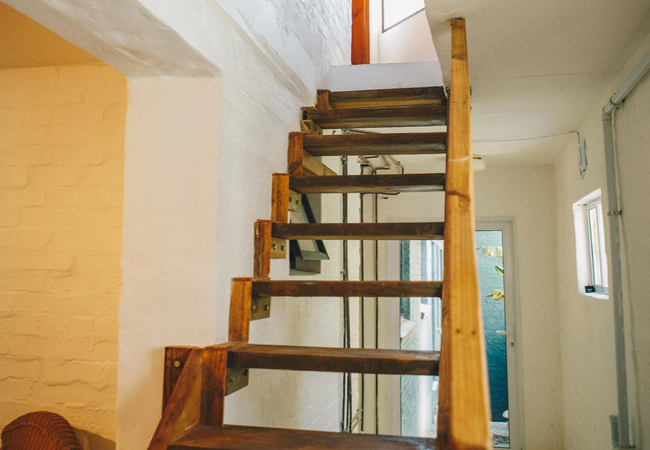 The Boho Cave stairs