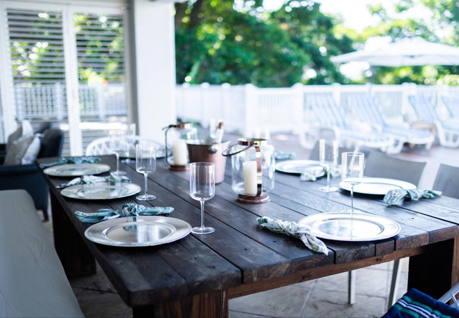 Verandah outside Dining