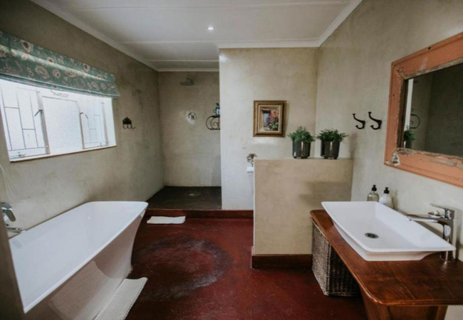 Double Room Tub and Twin Shower