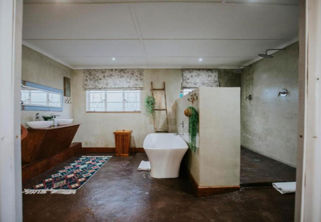 Family Room Twin Shower and Bath