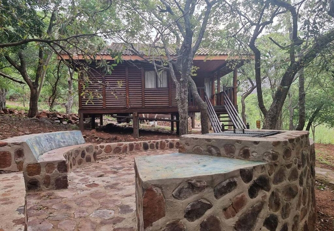 Two Sleeper Log Cabins