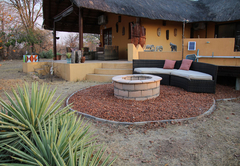 small firepit area