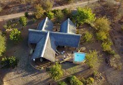 areal view of the house